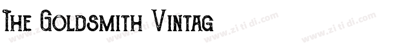 The Goldsmith Vintag字体转换